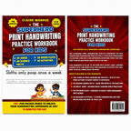 The Superhero Print Handwriting Practice Workbook for Kids Ages 6 to 9 - Claire Monroe Books