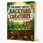The Secret Jobs of Backyard Creatures For Kids Aged 6 to 10: An Illustrated Fun Animal Encyclopedia To Learn About Nature (8.5 x 11 inch Full-Color) - Claire Monroe Books