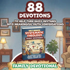 1-Min Systematic Theology Family Devotional: 88 Concepts towards Knowing God, Building Christian Faith and Understanding the Bible (6 x 9 inch B&W) - Claire Monroe Books