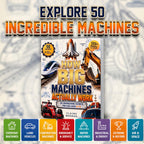 How Big Machines Actually Work: 50 Engineering Secrets for Kids Aged 6–12 (8.5 x 11 inch Full-Color) - Claire Monroe Books