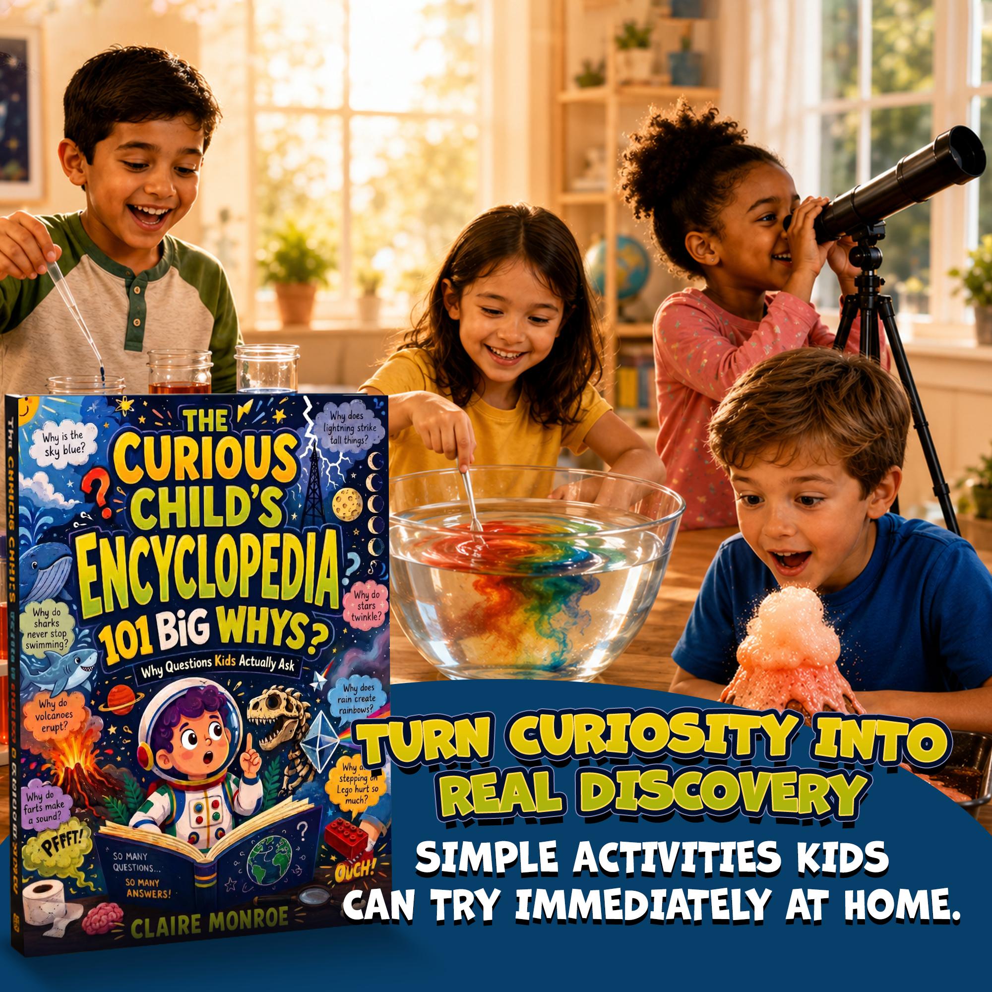 The Curious Child's Encyclopedia: 101 Why Questions Kids Actually Ask (Curious Kids) - Claire Monroe Books
