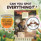 The Secret Jobs of Backyard Creatures For Kids Aged 6 to 10: An Illustrated Fun Animal Encyclopedia To Learn About Nature (8.5 x 11 inch Full-Color) - Claire Monroe Books
