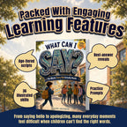 What Can I Say: The Words Every Kid Actually Needs (8.5 x 11 inch Full-Color) - Claire Monroe Books