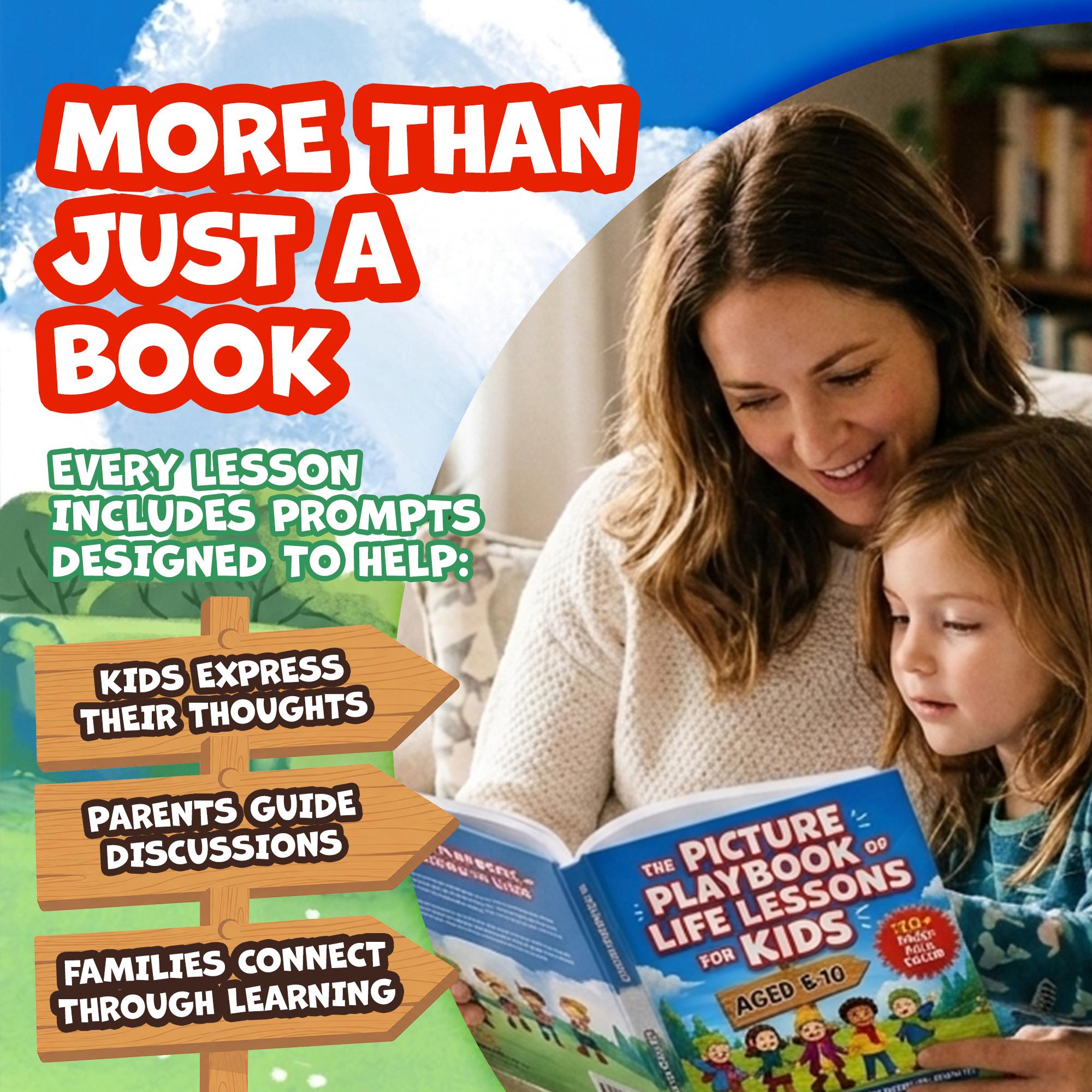 The Picture Playbook of Life Lessons For Kids Aged 6 to 10: 88 Things Worth Knowing Before You Grow Up (8.5 x 11 inch Full-Color) - Claire Monroe Books