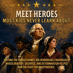 Unstoppable Americans: 20 Revolutionary Heroes Every Young American Should Know (8.5 x 11 inch Full-Color) - Claire Monroe Books