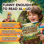 The Secret Jobs of Backyard Creatures For Kids Aged 6 to 10: An Illustrated Fun Animal Encyclopedia To Learn About Nature (8.5 x 11 inch Full-Color) - Claire Monroe Books