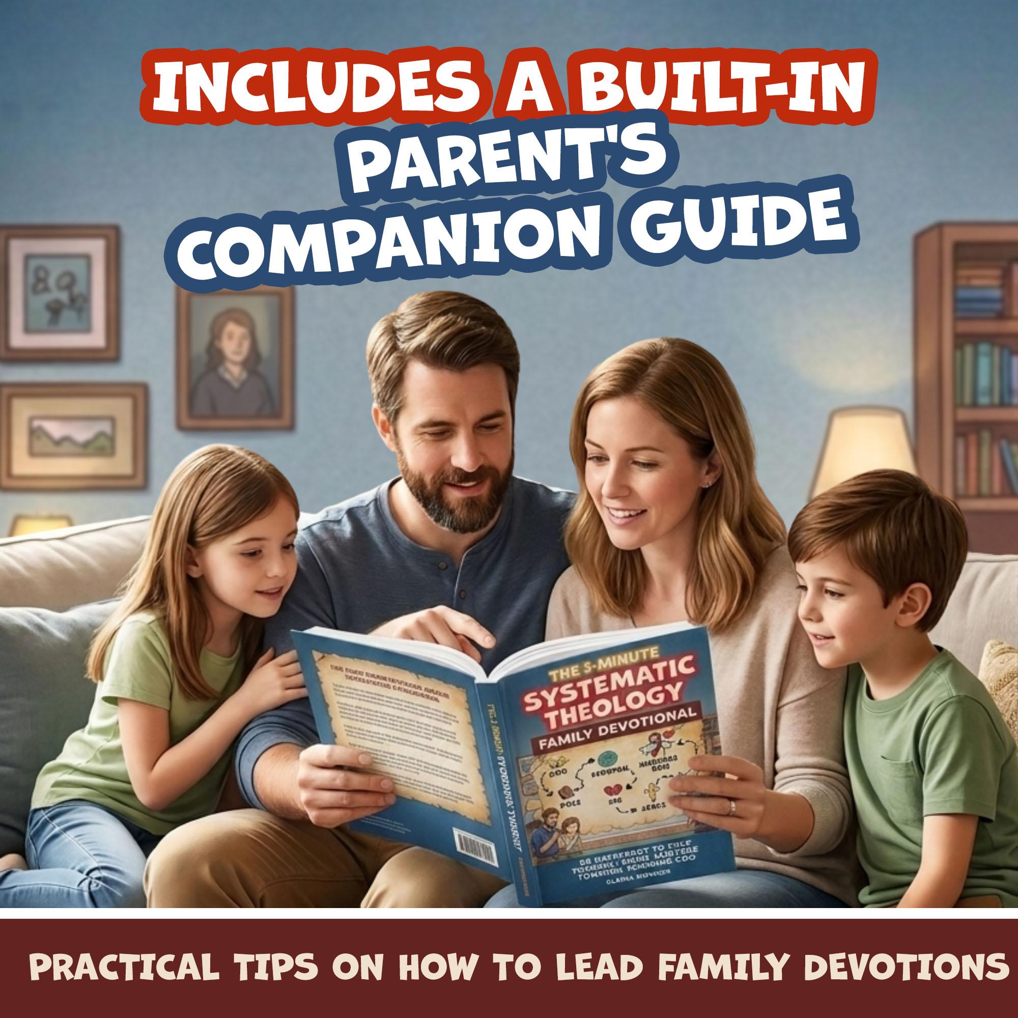1-Min Systematic Theology Family Devotional: 88 Concepts towards Knowing God, Building Christian Faith and Understanding the Bible (6 x 9 inch B&W) - Claire Monroe Books