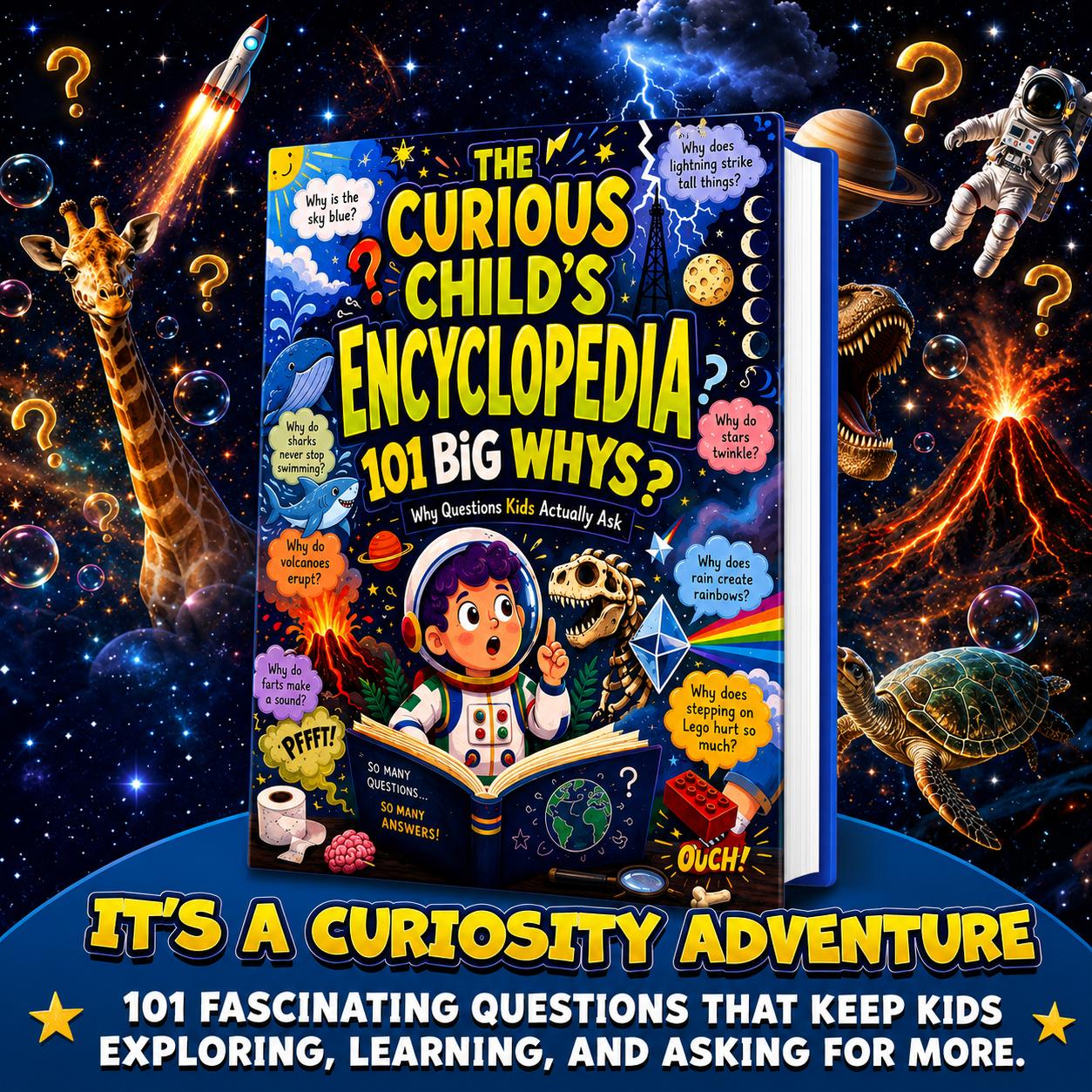 The Curious Child's Encyclopedia: 101 Why Questions Kids Actually Ask (Curious Kids) - Claire Monroe Books