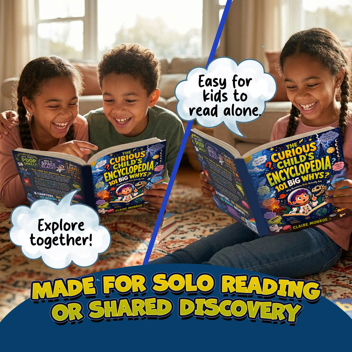 The Curious Child's Encyclopedia: 101 Why Questions Kids Actually Ask (Curious Kids) - Claire Monroe Books