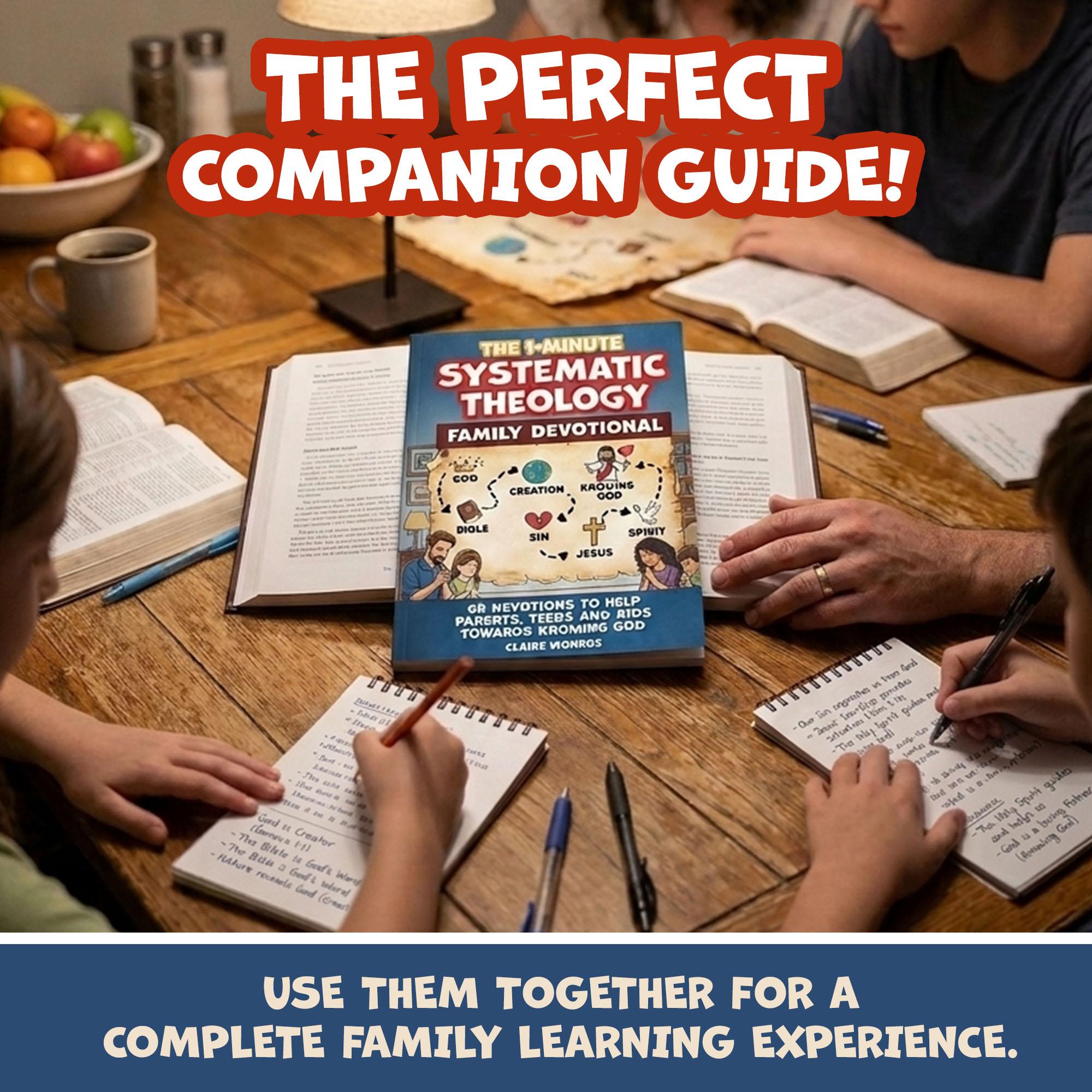1-Min Systematic Theology Family Devotional: 88 Concepts towards Knowing God, Building Christian Faith and Understanding the Bible (6 x 9 inch B&W) - Claire Monroe Books