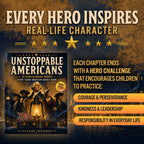 Unstoppable Americans: 20 Revolutionary Heroes Every Young American Should Know (8.5 x 11 inch Full-Color) - Claire Monroe Books