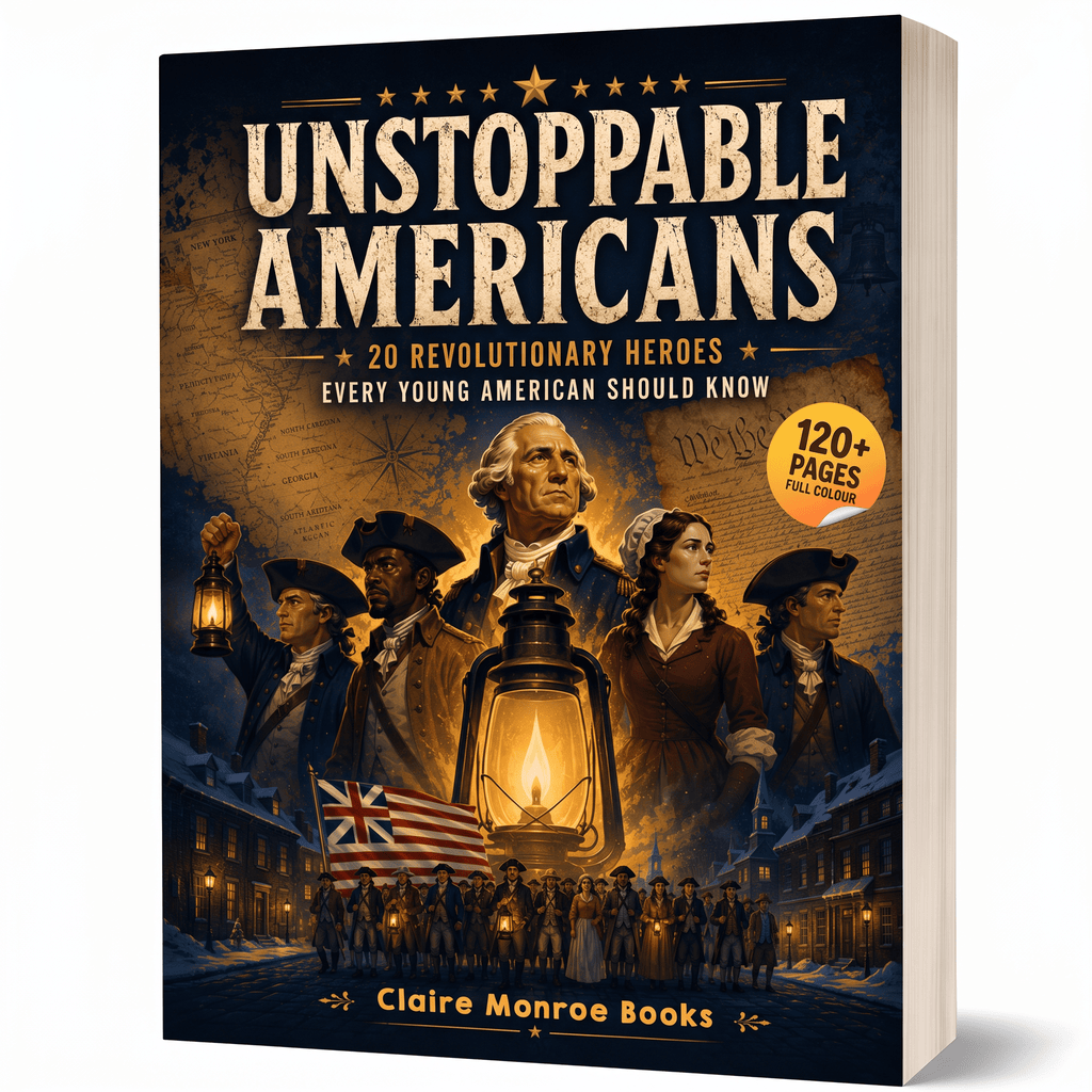 Unstoppable Americans: 20 Revolutionary Heroes Every Young American Should Know (8.5 x 11 inch Full-Color) - Claire Monroe Books