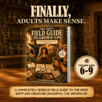 The Kid's Field Guide to Grown-Ups: A Complete Study of the Adult in the Wild for Kids Aged 6-9 (8.5 x 11 inch Full-Color) - Claire Monroe Books